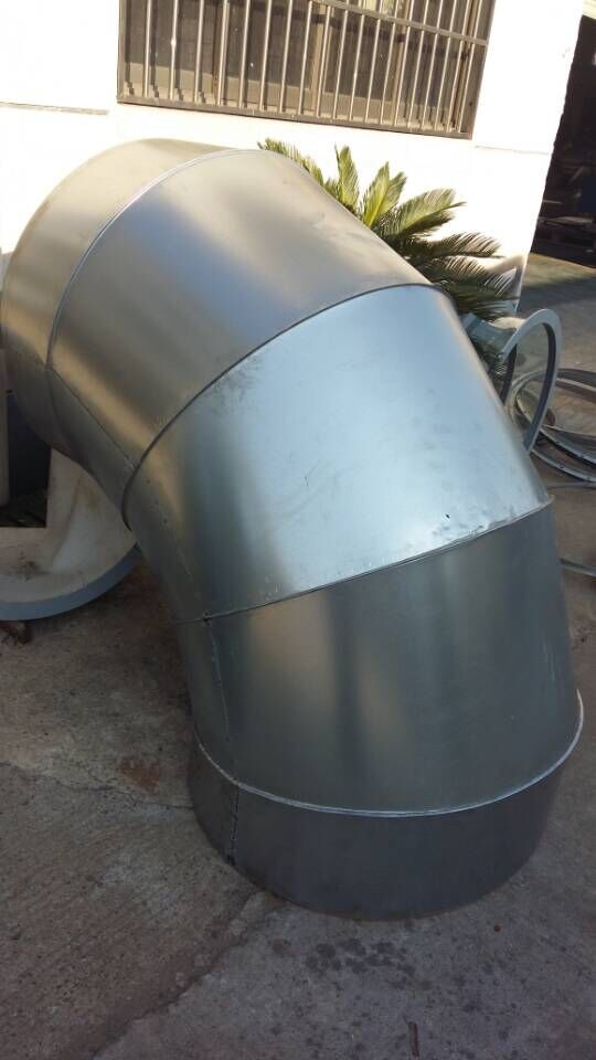 苏州地皓通风管道直销:各种管道三通,弯头,方变圆,法兰