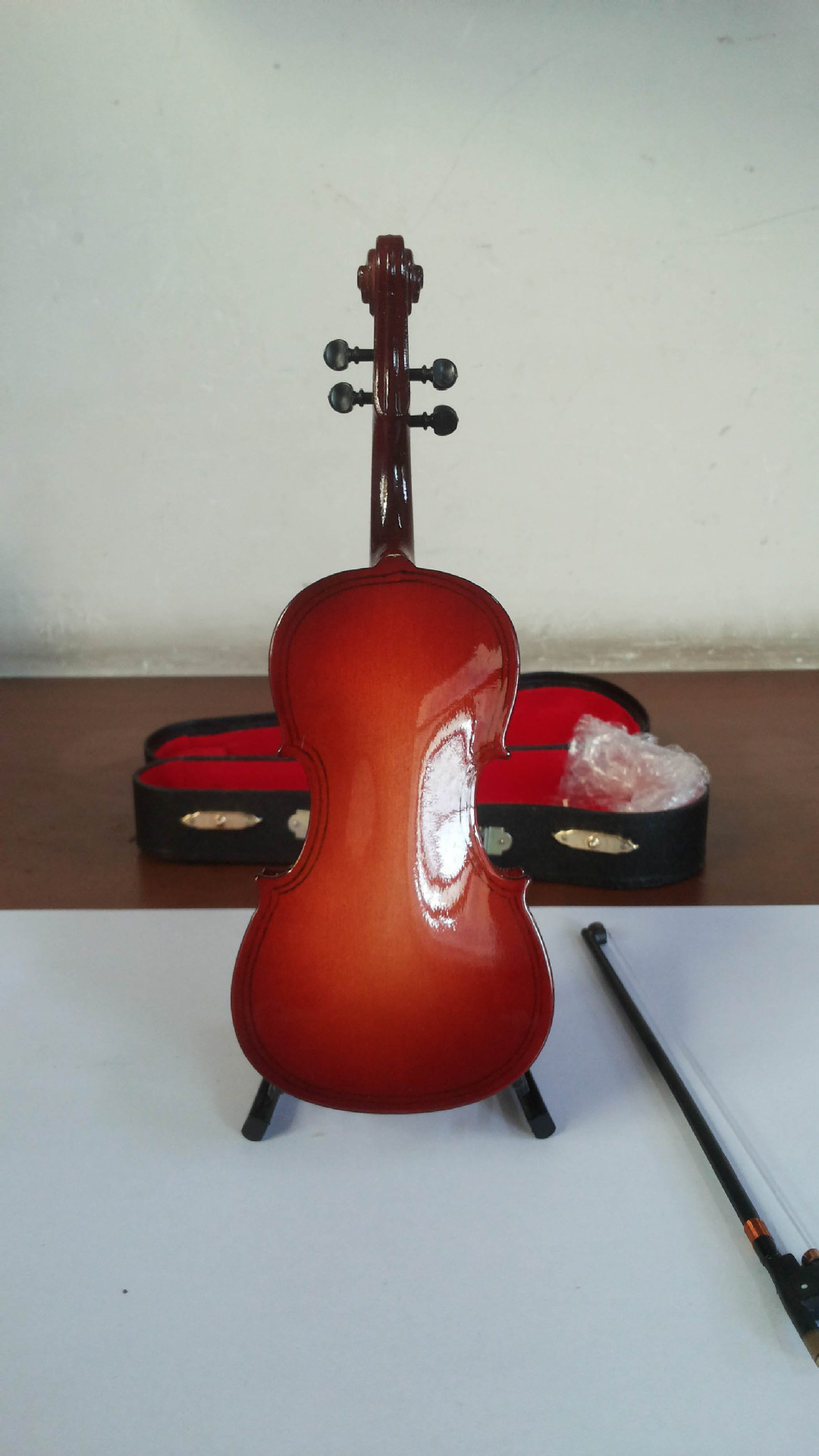 迷你乐器模型木制大提琴 模型家居装饰摆件送朋友生日礼物礼品