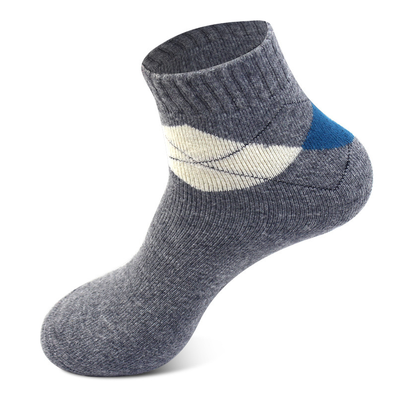 诗琴秋冬加厚 男士休闲中筒加厚保暖兔羊毛保暖袜 批发