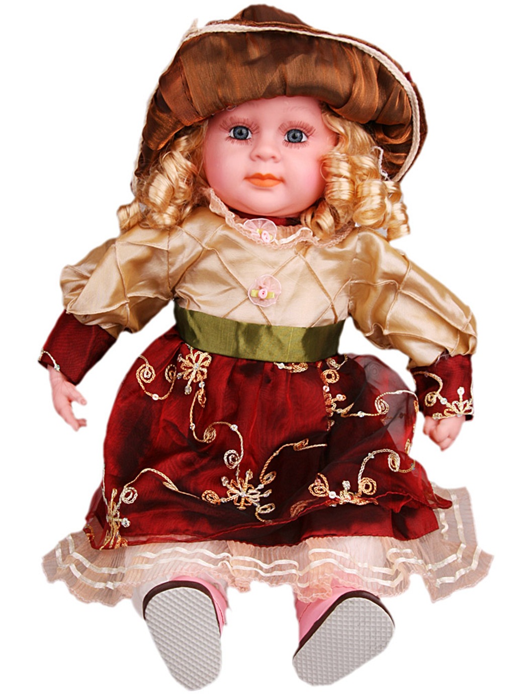 厂家直销 50厘米仿真音乐娃娃 玩偶布娃娃 早教玩具