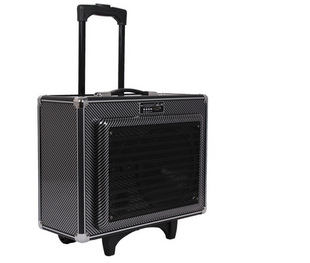 艾尔 八寸便携式 移动拉杆电瓶户外音箱 大功率广场舞音响