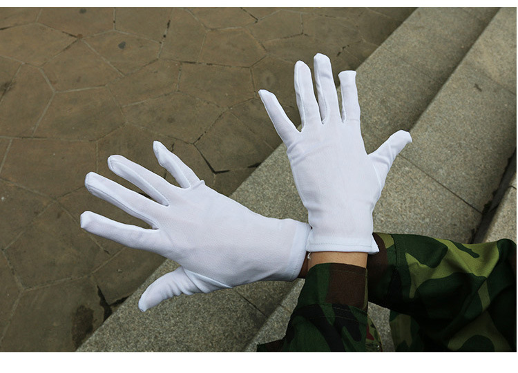 批发男女通用 军训礼仪白手套男士劳保工作手套开车手套男式手套