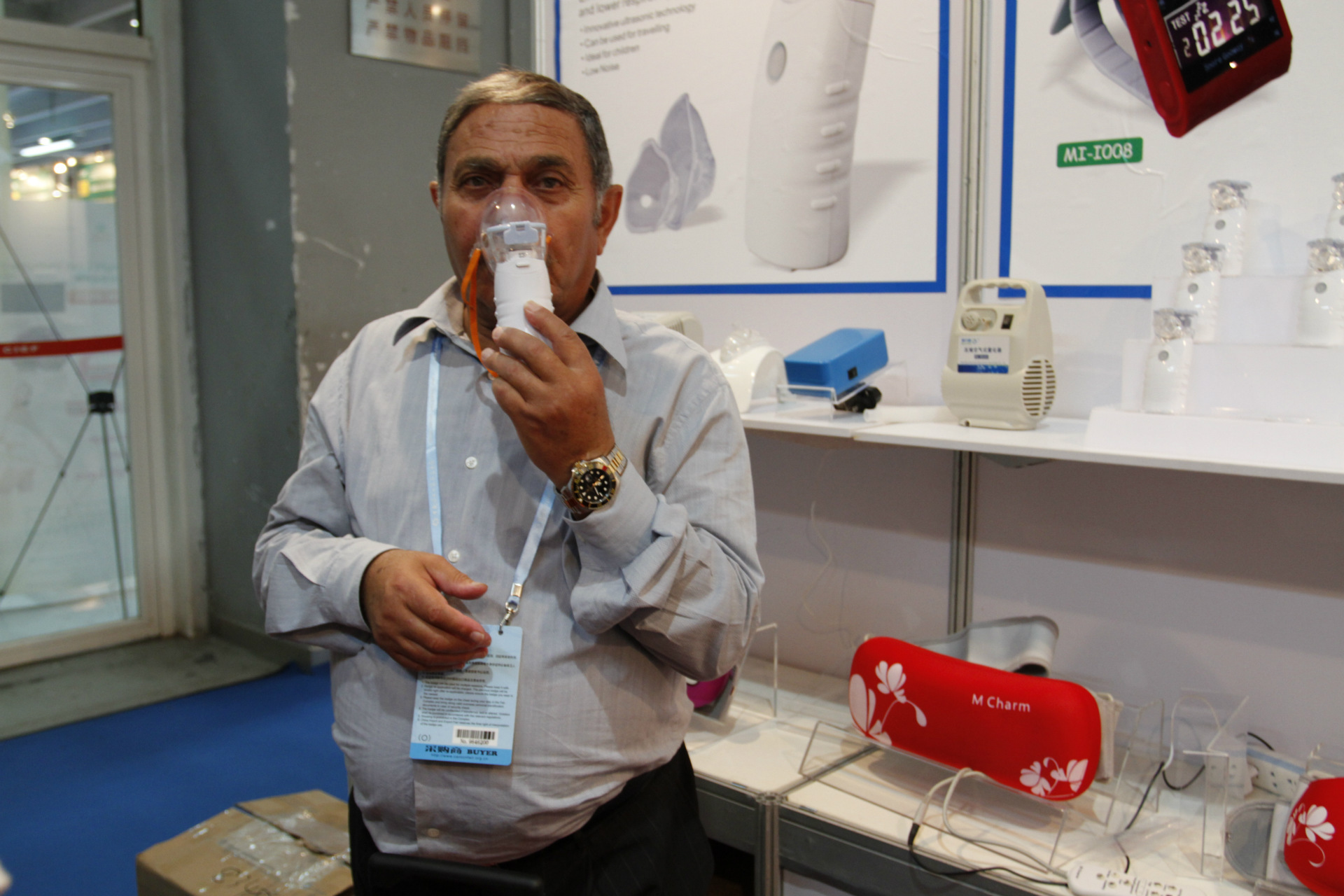 网式雾化器 手持式雾化机体积小的雾化器 家用儿童可躺网式吸入器