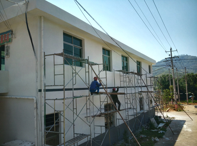 福建三明外墙真石漆 外墙仿真石漆 外墙涂料样板 承接外墙真石漆施工