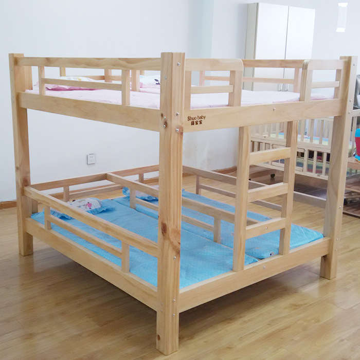 清仓处理,全实木幼儿园专用床 双层四人床 700元处理了