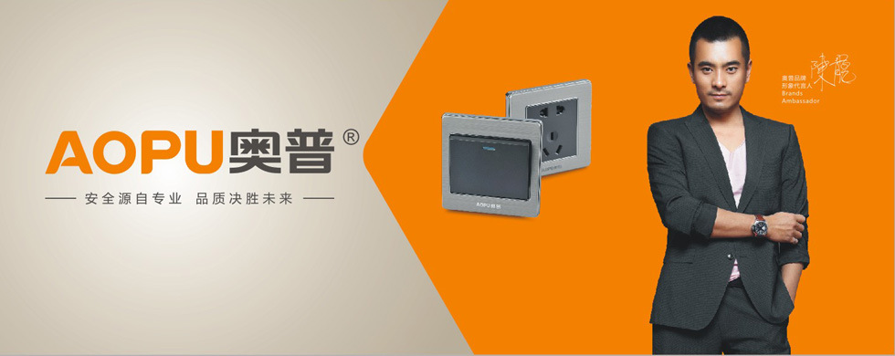 奥普aopu开关插座之二,二,三极(七孔)插座