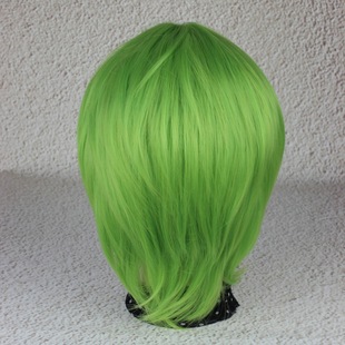 动漫假发 苍翼默示录哈扎马果绿色收脸短发cos假发 热销 wig