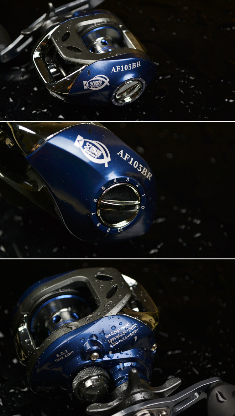 水滴轮 金属线杯 11轴 海竿 轮 路亚竿轮 专用垂钓用品