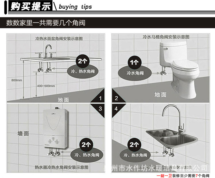 水暖五金配件批發 全銅三角閥 水龍頭熱水器馬桶止水閥廠家批發