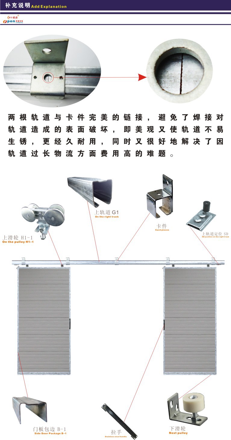 廠家直銷鋼庫房門吊軌重型工業門軌道 滑軌 工業 直線導軌承重