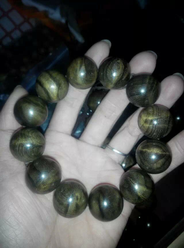 阴沉木水波纹手串 极品阴沉木水波纹手串 四川阴沉木水波纹手串