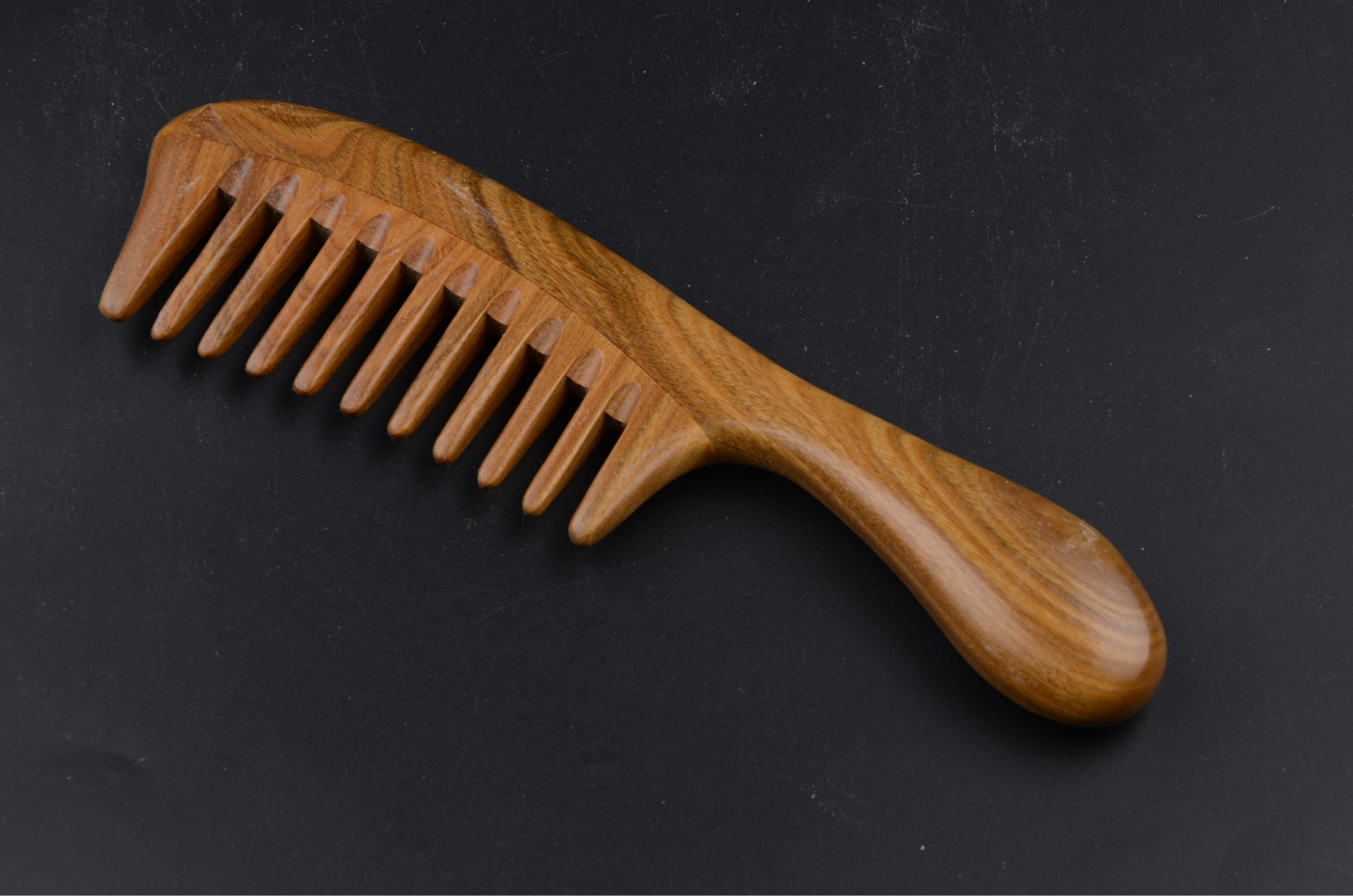 天然保健木质梳子 防静电保健绿檀木梳 2015热卖木梳厂家直销