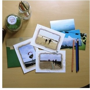 一瞬间礼品 6寸火烧 9张一套 创意组合照片墙 送夹子麻绳