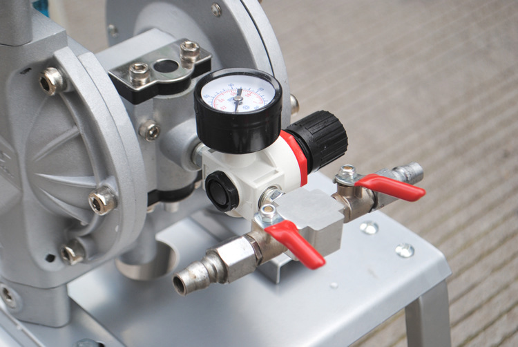 【台湾安速气动双隔膜泵 喷漆泵液体泵油漆油墨泵防爆as-10增强型】广