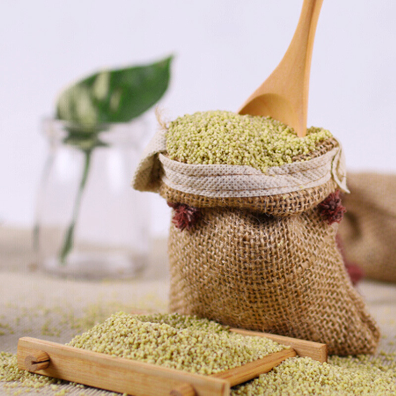 商家供应绿小米 敖汉绿小米 有机小米 五谷杂粮 量大价优