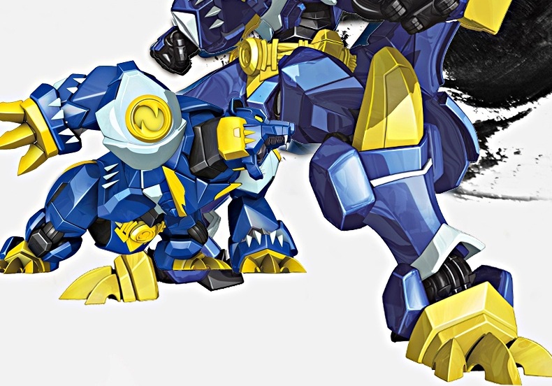 正版 元气勇者星魂2 百变机兽霹雳勇士超变合体金刚玩具 卡装6款