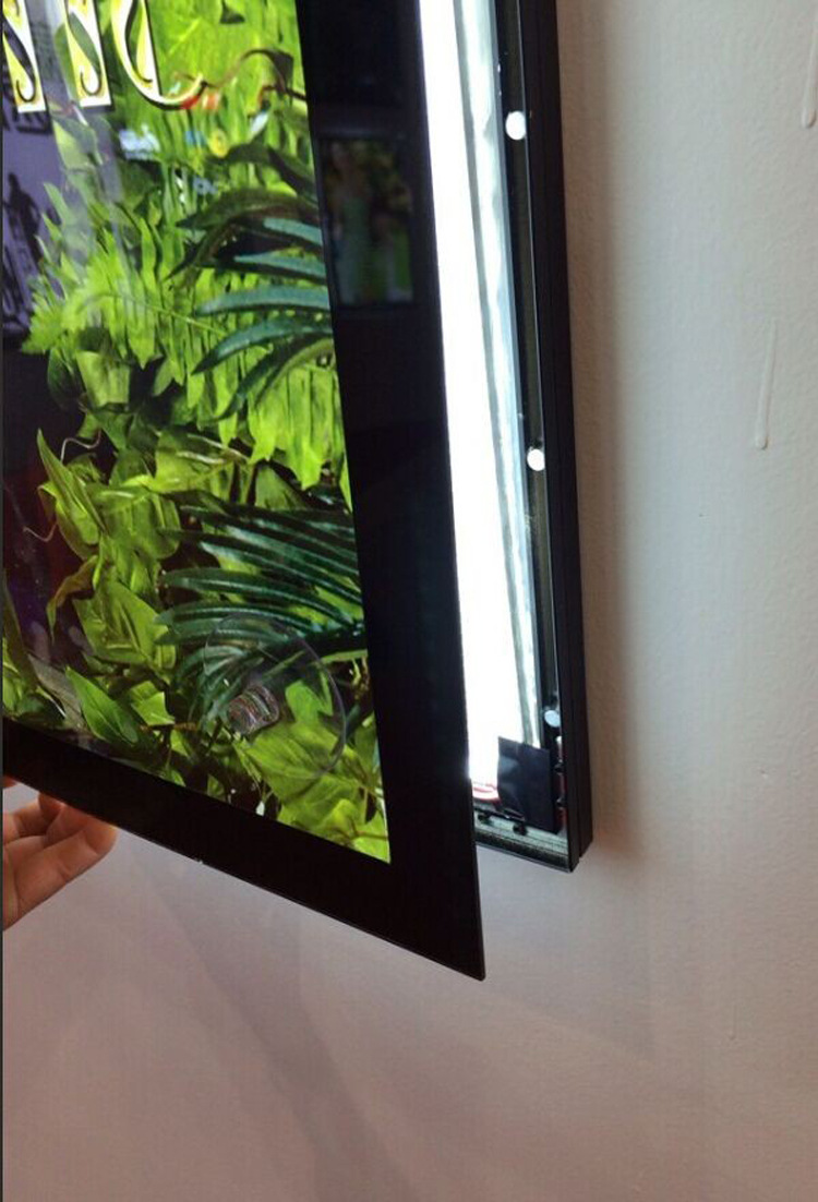 厂家批发 led磁吸灯箱 18mm 32mm 双面磁吸灯箱 灯箱定制尺寸