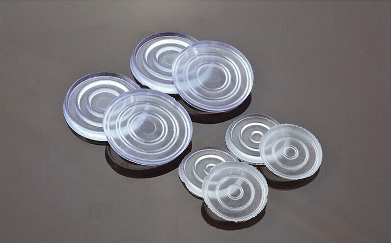 厂家直销 玻璃防滑垫片 茶几胶垫 玻璃与台面胶片垫片吸盘 螺纹垫