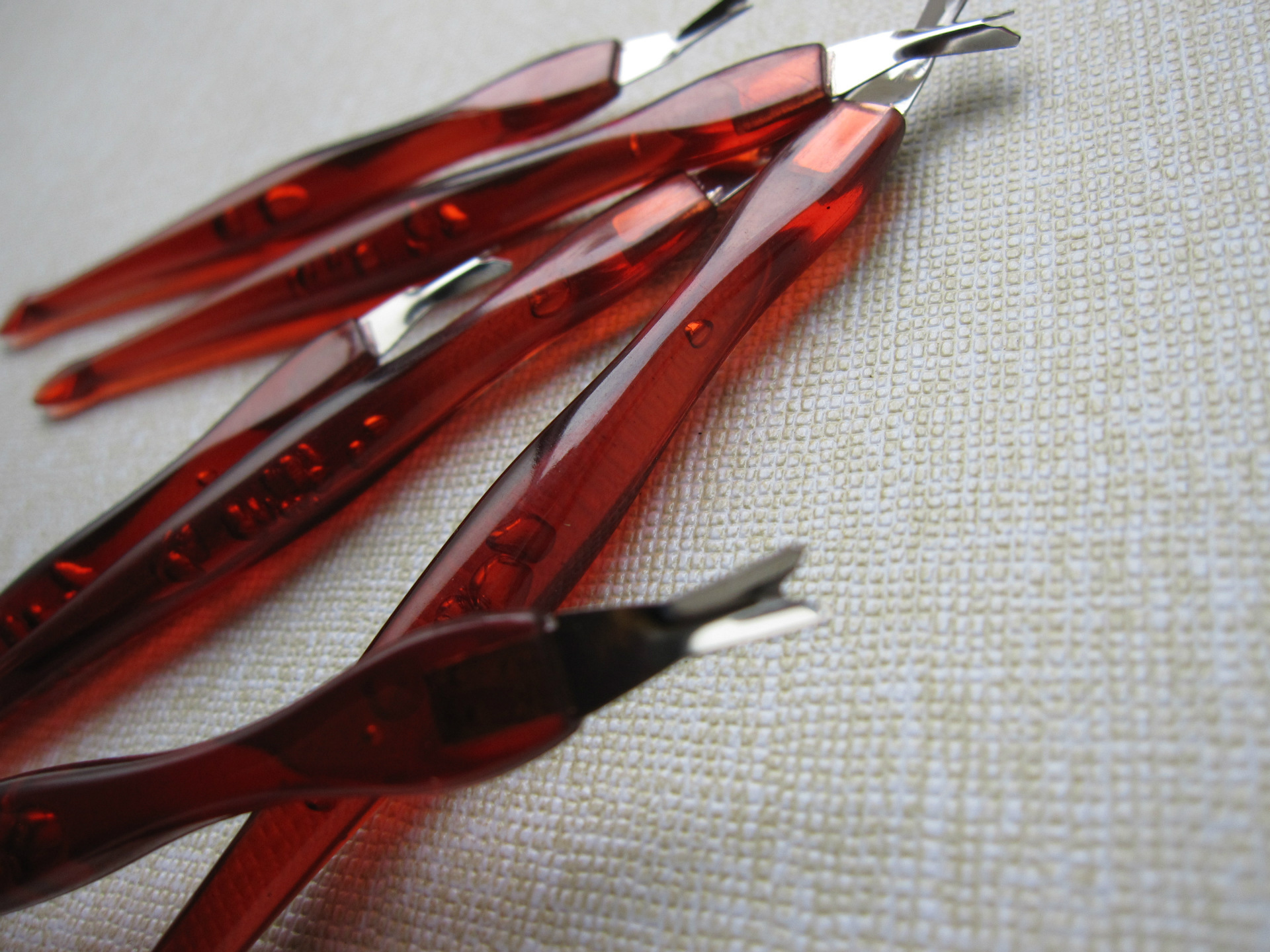 批发美甲工具 死皮叉 死皮推v型修剪刀不锈钢口 去倒刺修指甲边缘