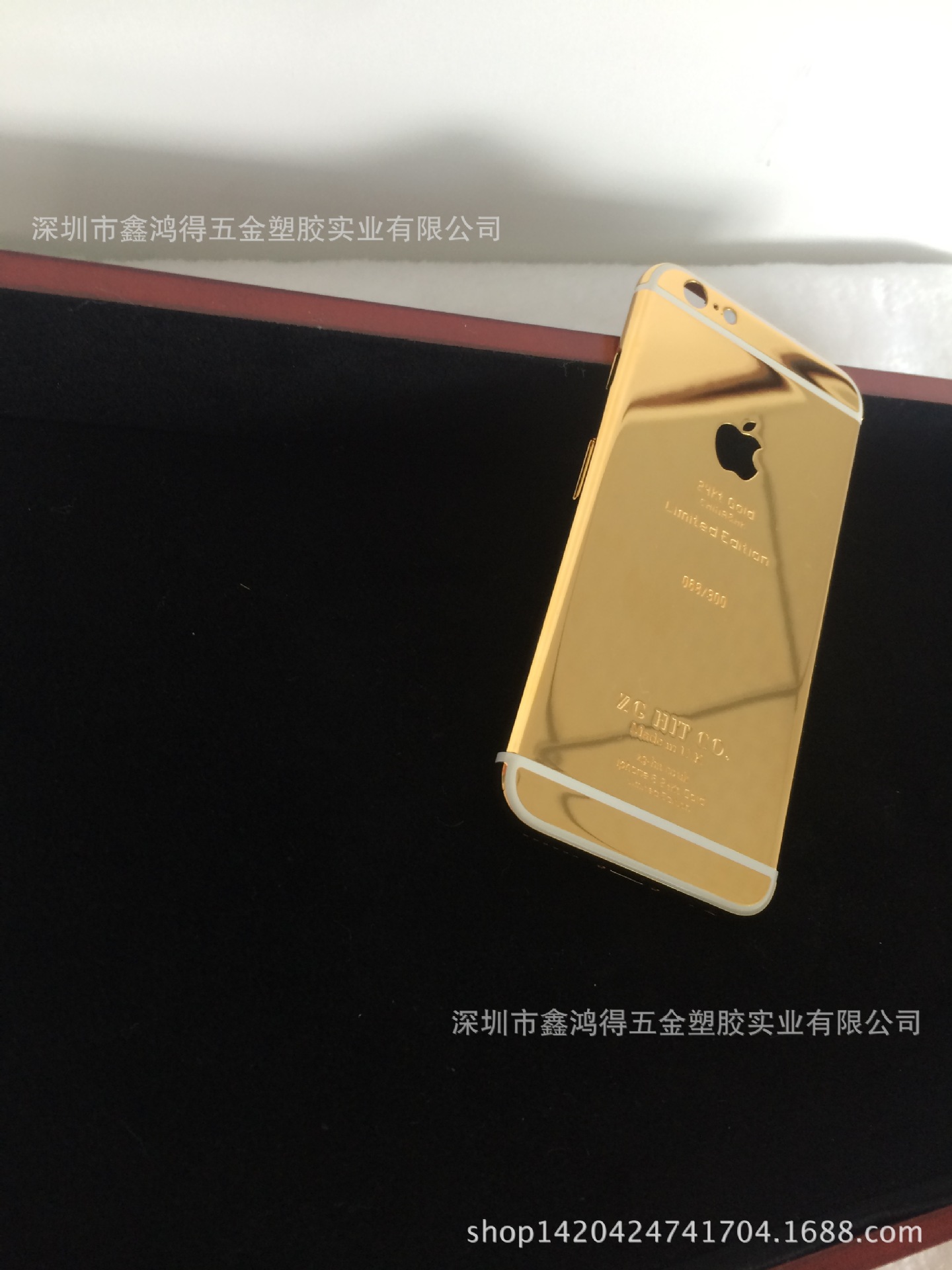 iphone6手机壳镀金苹果原装手机壳电镀24k金黄金电镀加工厂厚金厂
