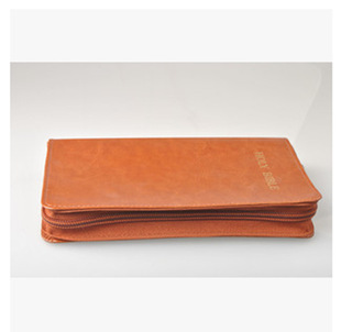 深圳观澜手袋厂新款时尚圣经书皮长款拉链钱包oem加工定制