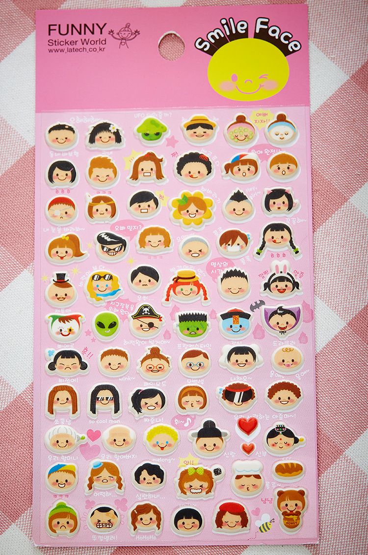 正品韩国 funny贴纸 diy装饰贴相册手机贴纸 动物系列贴纸