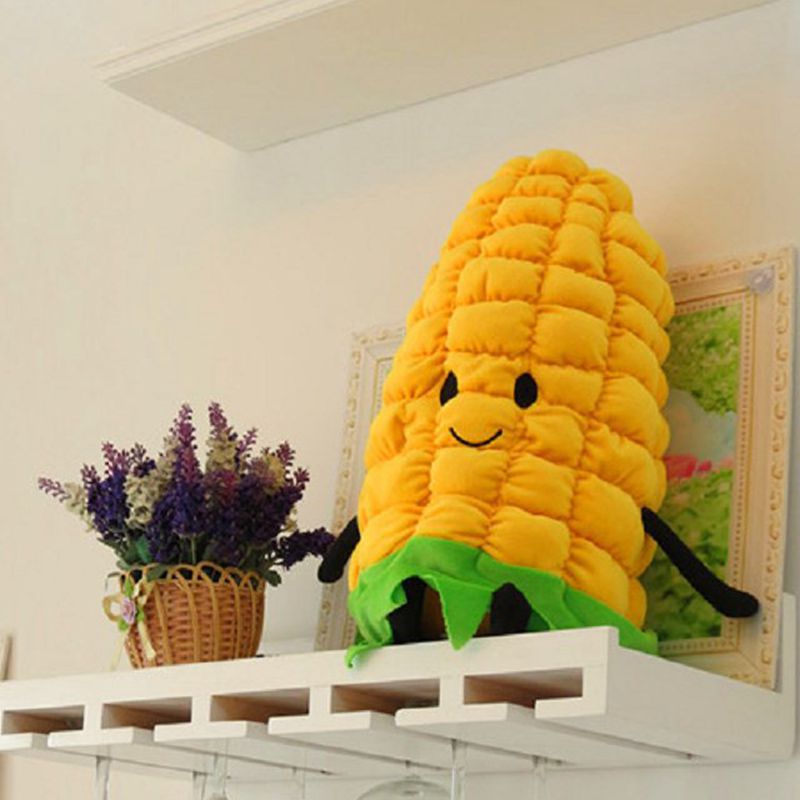 创意水果玩偶抱枕毛绒玩具玉米公仔送女生靠枕生日节日礼物