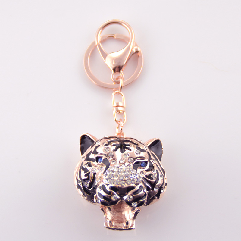 生肖虎钥匙挂件 虎头钥匙扣 义乌小商品钥匙圈批发一件代发现货