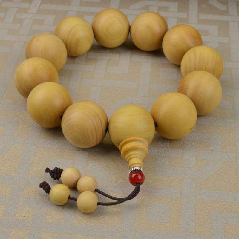 福建莆田黄杨木佛珠手串2.