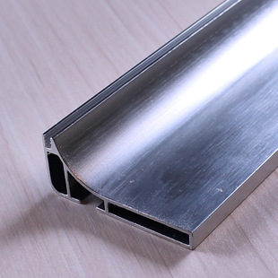 l型铝合金免拉手 拉丝亮光 嵌入式柜门免拉手 厂家生产可定做