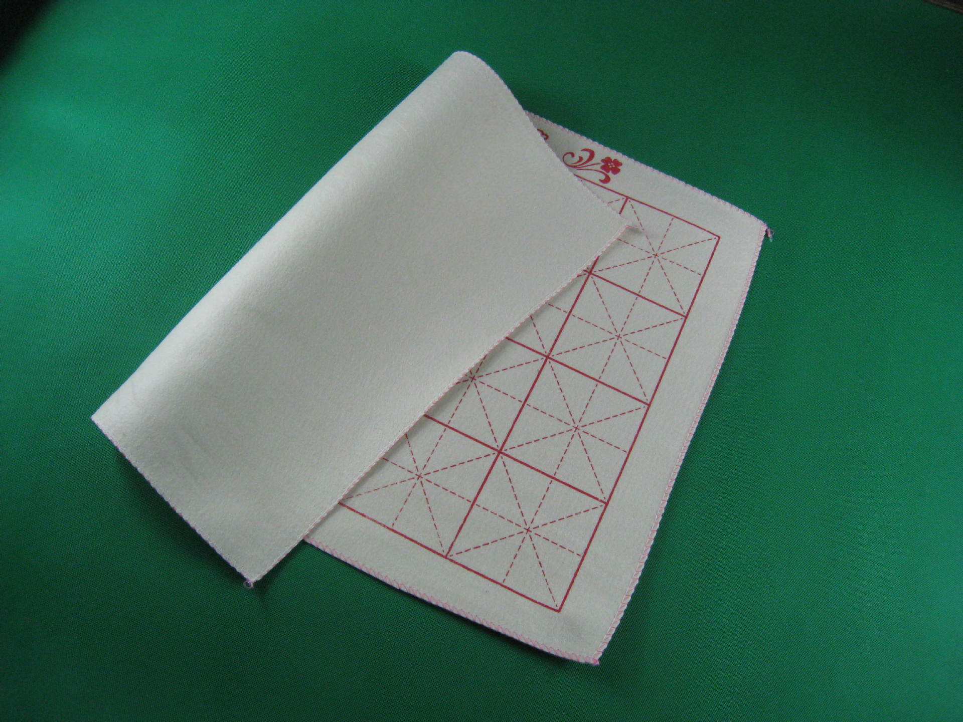 批发优质书画专用毛毡 50x70cm米格书画毡 10cm/格24格无尘不起毛