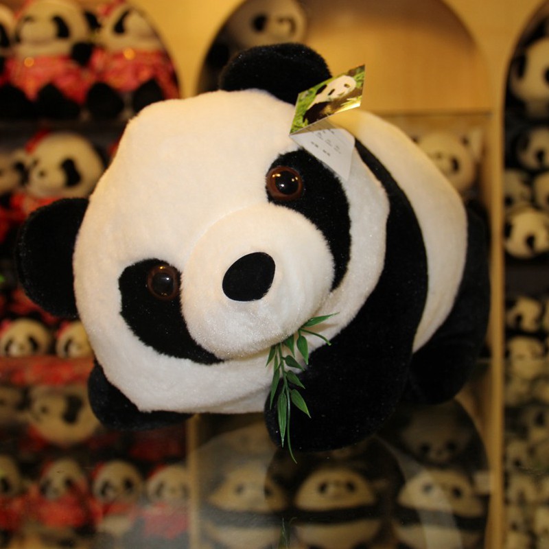 热卖批发 趴趴熊猫 毛绒玩具公仔玩偶 可加工定制logo 招代理