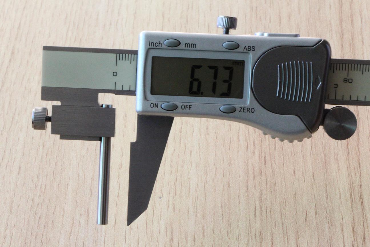 0-150 管壁厚数显卡尺 数显游标卡尺 电子卡尺 管件厚度测量卡尺