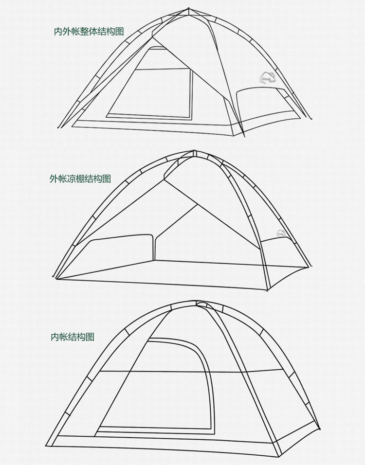 义乌厂家批发 户外野营3-4人双层全自动速开帐篷 防潮沙滩帐篷
