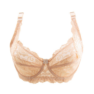 超薄文胸 无海绵 薄款文胸 内衣聚拢 透气夏季 肉色