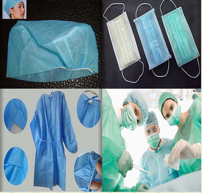 43克蓝色医用包布sms手术包布医疗器械灭菌包布pp丙纶无纺布