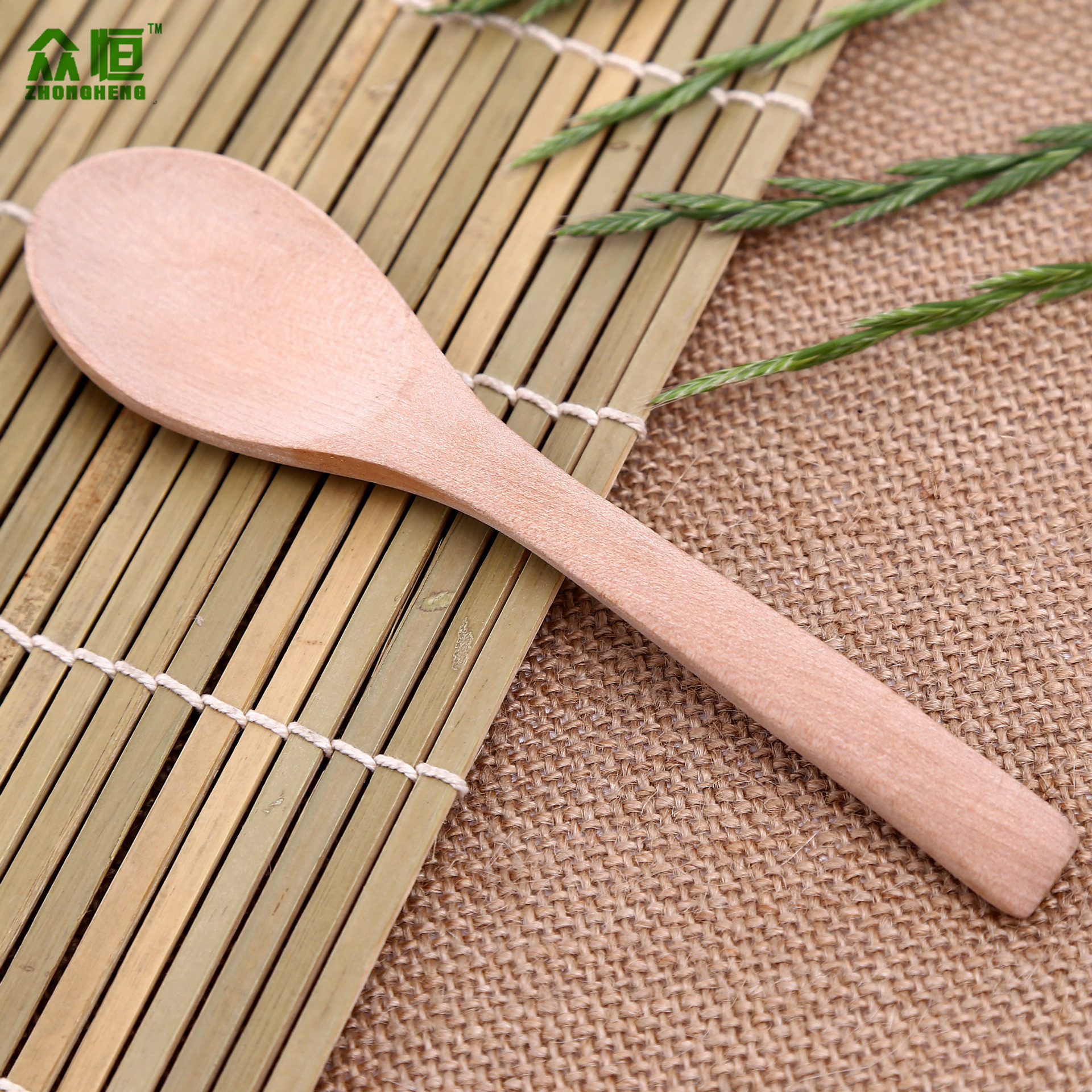 浙江金华厂家低价批发木质勺子 荷木调羹 中式木勺 环保天然原木勺子