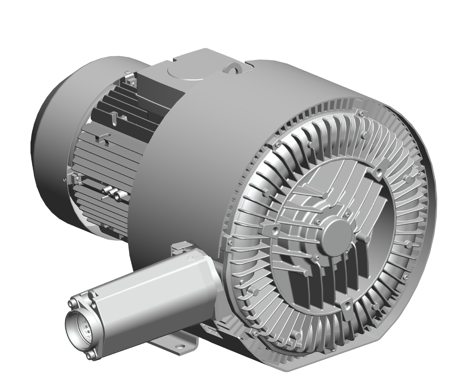 供应2gh 720台湾旋涡鼓风机 2.2kw双级漩涡高压风机 漩涡真空泵