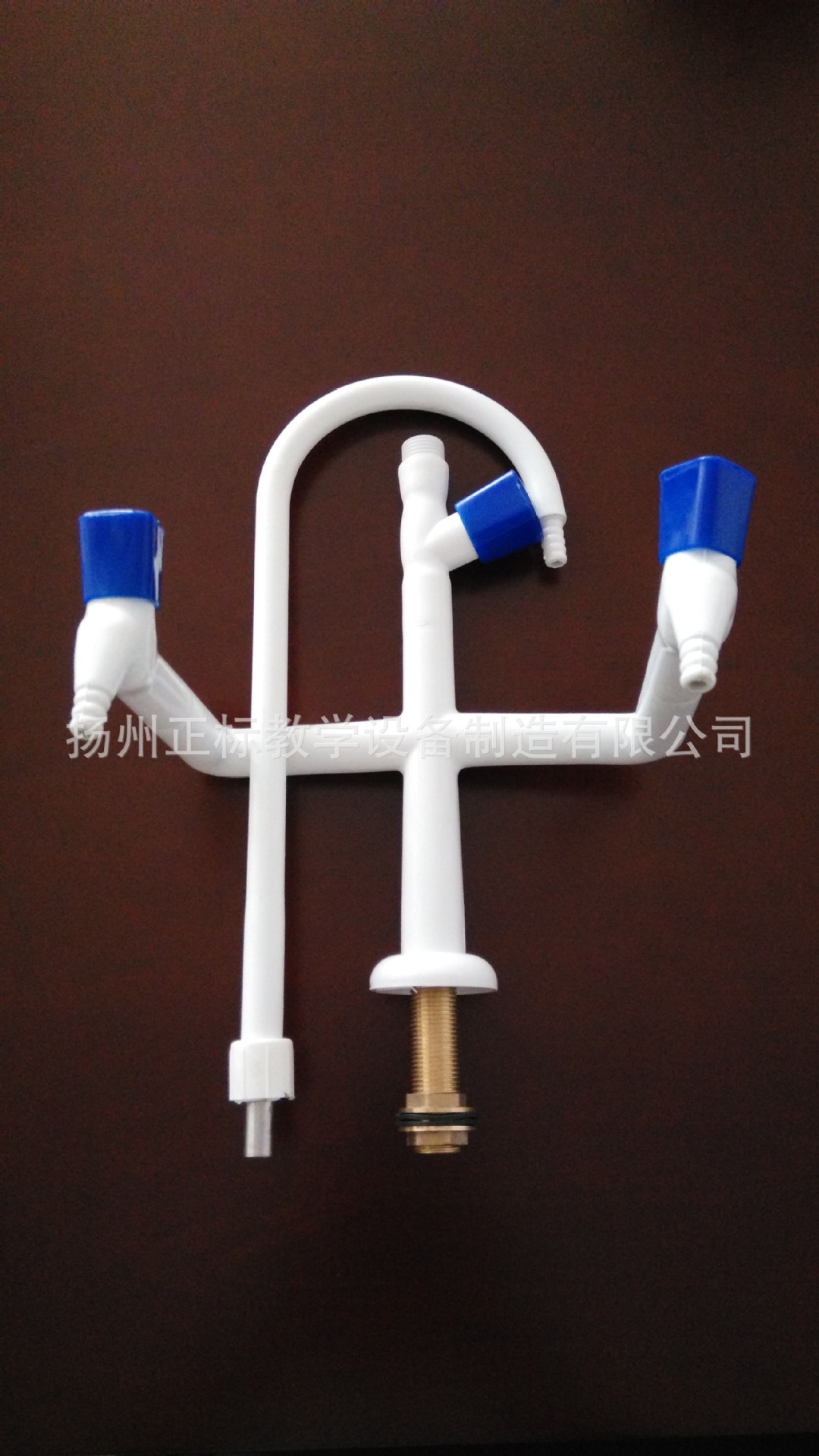 全铜镀铬实验室三联水龙头,全铜三联水嘴,正标工厂打造