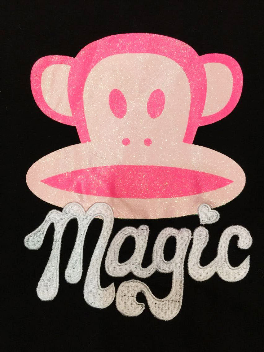 夏季新款女装大嘴巴猴纯棉短袖t恤 女彩印短袖厂家批发t恤 女代发图片