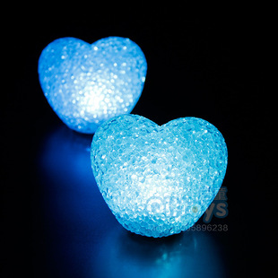 发光水晶小夜灯