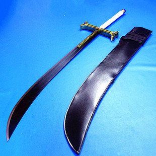 动漫周边海贼王 120厘米钢制 鹰眼夜 cosplay武器模型 未开刃包邮