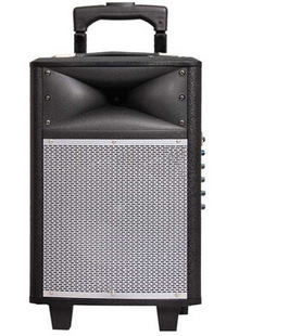 艾尔 户外音响 大功率8寸移动便携式拉杆音箱地摊音箱