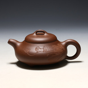 宜兴紫砂精品紫砂壶 范治平160cc石瓢全手工壶正品顺丰包邮