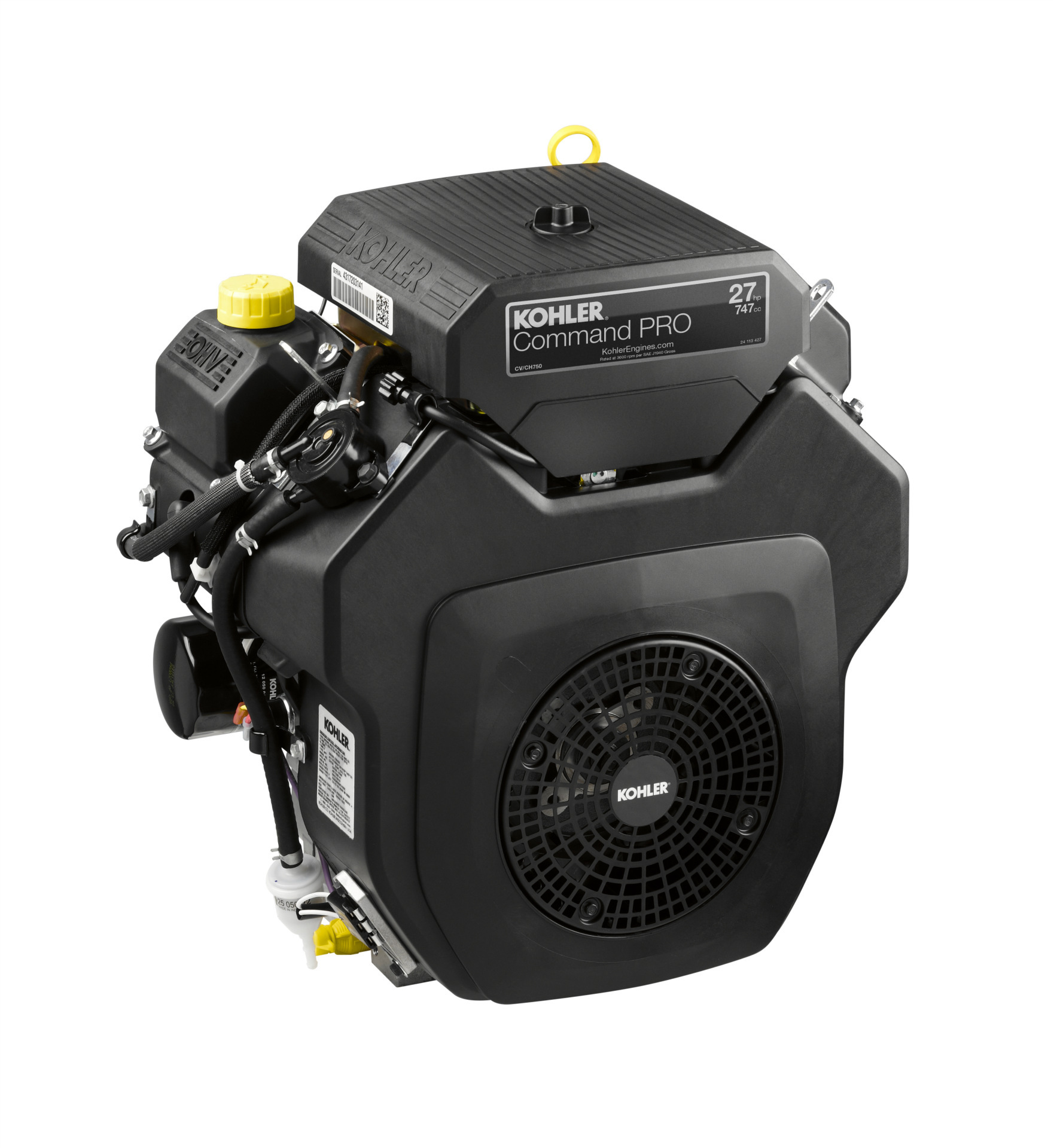 供应25马力科勒kohler双缸风冷汽油发动机ch740