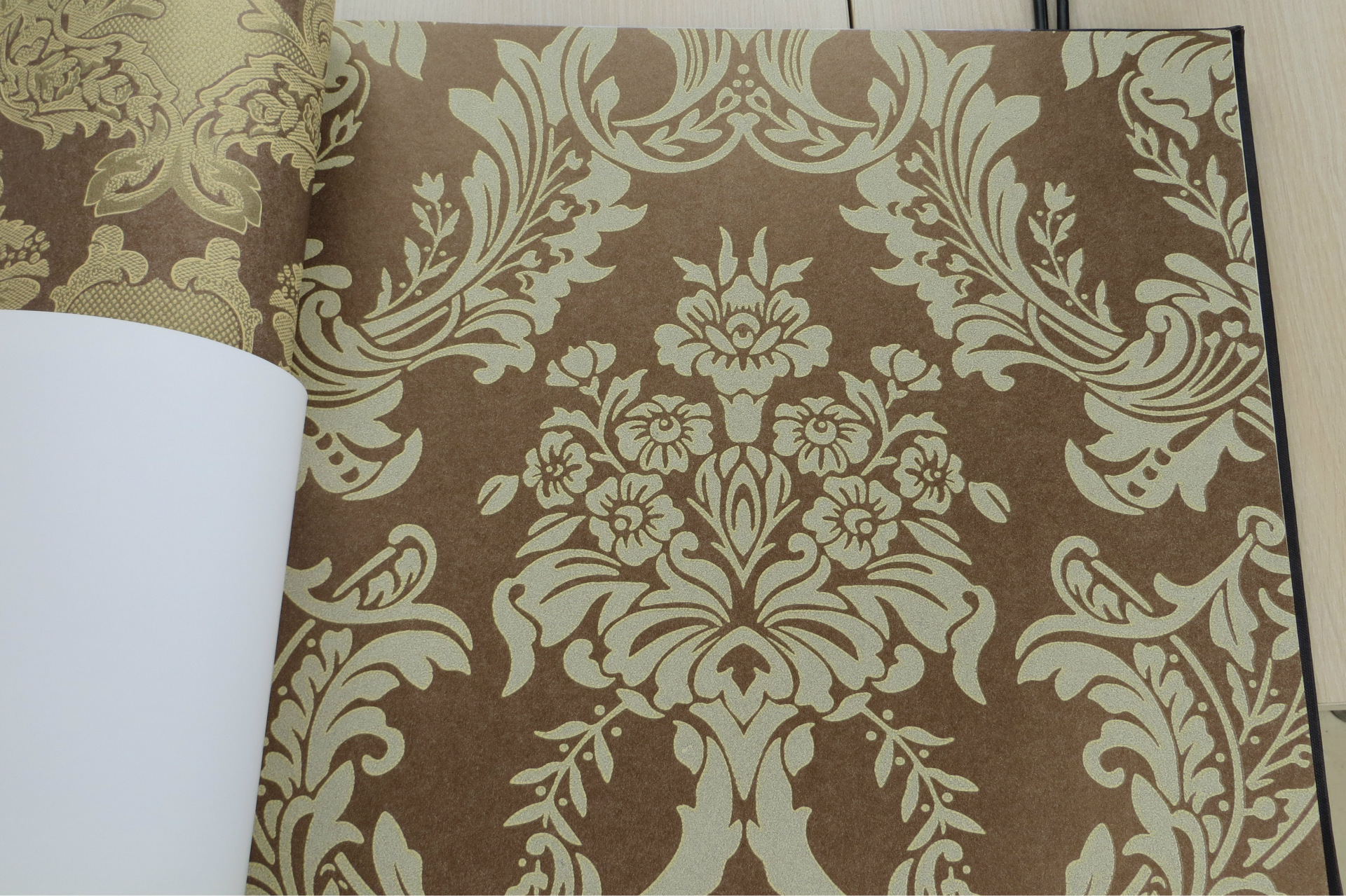 3d浮雕立体壁纸 家装 无纺布墙纸 客厅卧室欧式damscus 特级精品