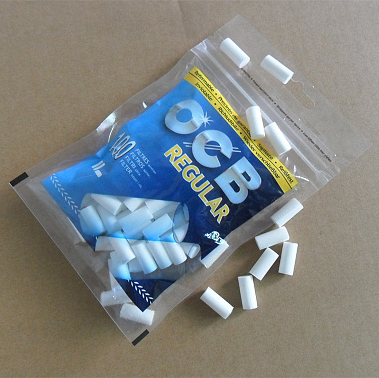 过滤嘴 个性创意烟具 进口ocb海绵头 100个(袋)8mm 烟嘴海绵头