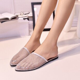 2015雨落倾城自有工厂当天发货诚招代理爆款渔网拖鞋平底女鞋