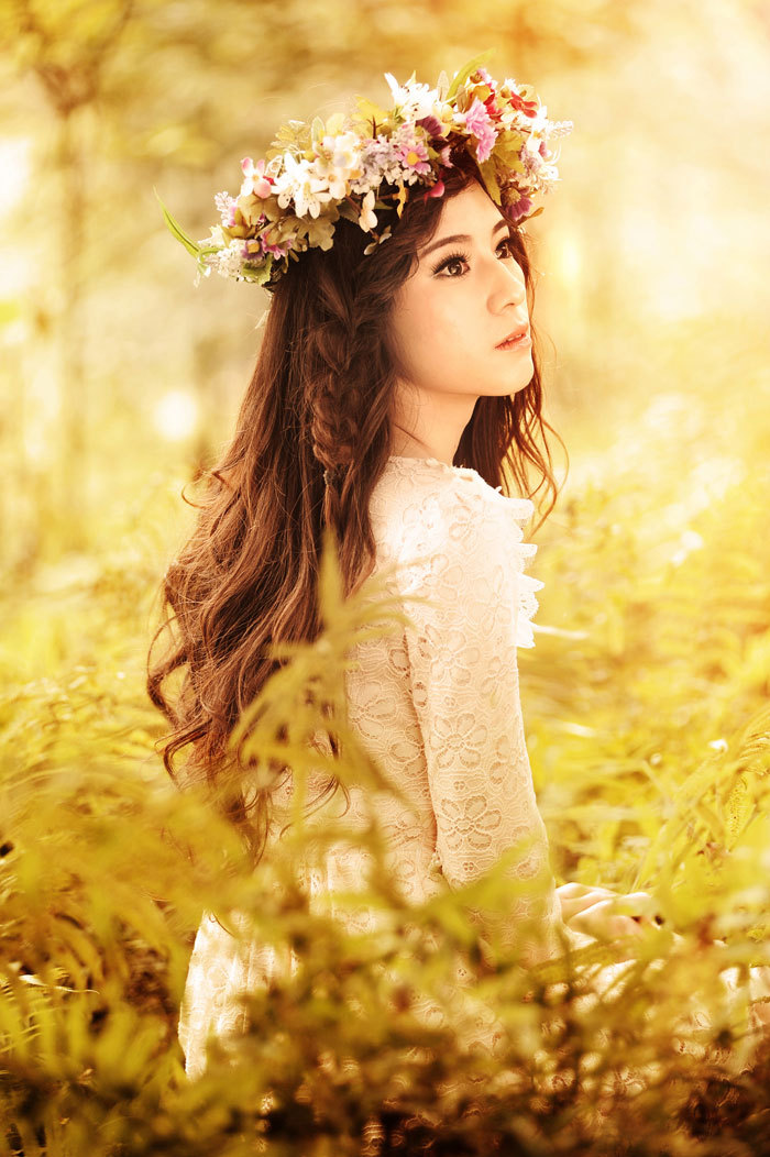 厂家直销 diy 泡沫花环 旅游仿真花发箍新娘头饰发饰 批发混批