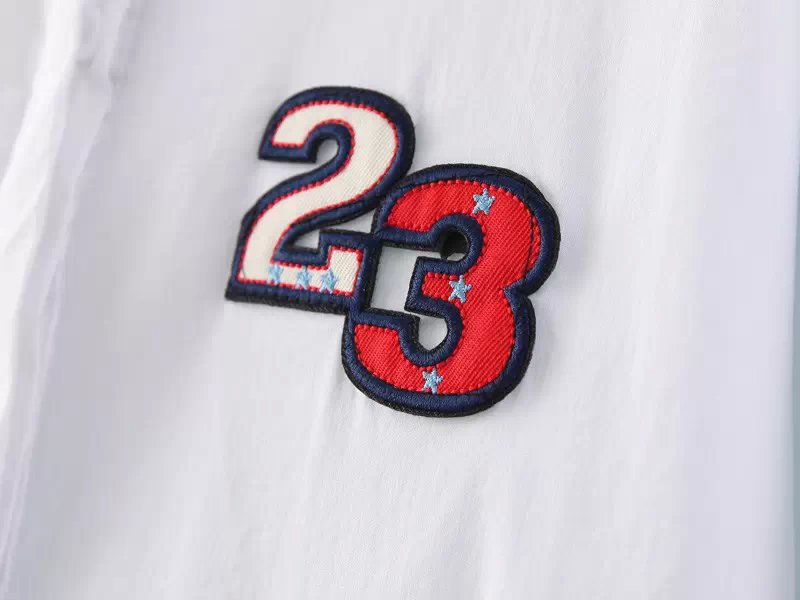 韩版潮套头2015春季卡通贴布 1481-刺绣单口袋衬衫翻领 新款女装